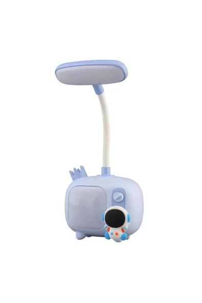 Coverzone Sevimli Figürler Tasarımlı Şarjlı Masa Ve Gece Lambası Dekoratif Hediyelik Çocuk Odası Süs - Resim 3