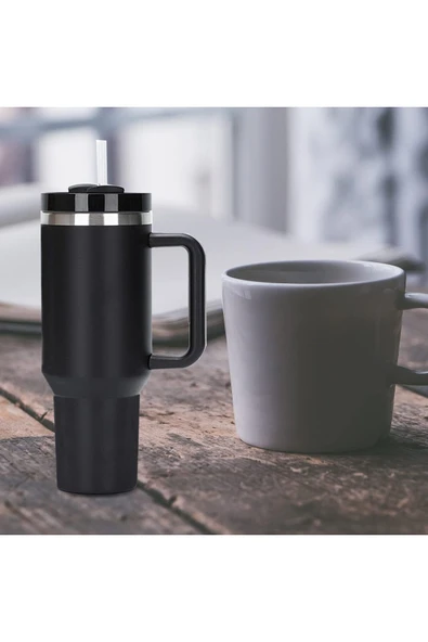 Coverzone Profesyonel 304 Paslanmaz Çelik Sıcak ve Soğuk Çay Kahve Termosu Paslanmaz Çelik 1.2L X55 - 3