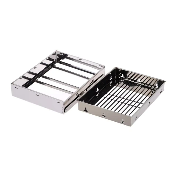 Madfox Roadtrip Portatif Katlanır BBQ Mangal SİLVER - 5