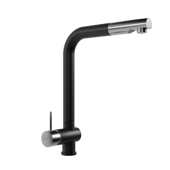 Realstone Sümela Spiralli Eviye Bataryası Siyah