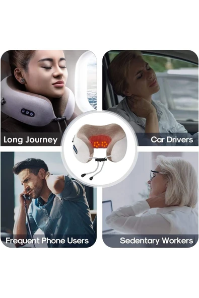 Coverzone Boyun Masaj Aleti Bacak ve Omuz Masajı Şarjlı Masaj Boyun Dinlendirici ve Rahatlatıcı Masaj GMY-104 - Resim 7