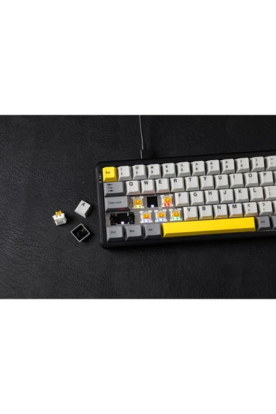 Coverzone Ajazz AK680 Max HE Kablolu Manyetik Switch Klavye-8000Hz-0.125Ms - Resim 3