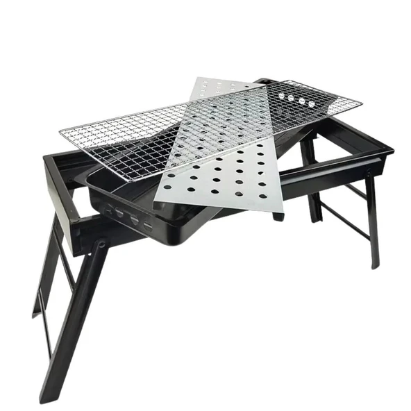 Madfox Cookout Portatif Katlanır BBQ Mangal BLACK - 2