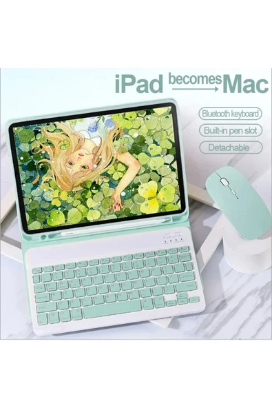 Coverzone Onezero Kablosuz RGB Klavye ve Mouse Seti Bluetooth, Şarjlı, 10m Bağlantı Mesafesi ZR20KM - Resim 2