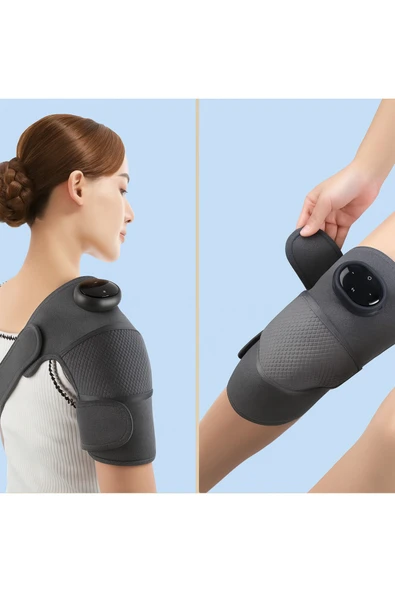 Coverzone Ergonomik Masaj Cihazı LY-1005 - Diz, Omuz, Dirsek için, Isıtmalı, Şarjlı, 3 Mod, Tip-C Giriş ürün görseli