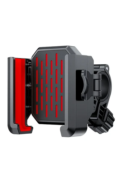 Coverzone Telefon Tutucu Gidon Uyumlu, Tek Elle Kilitleme, 360° Ayarlı, Bisiklet-Motosiklet MT-38 Kırmızı ürün görseli