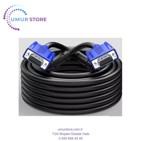 GAB-VGA10 VGA 10MT. 3+4 Siyah Kablo ürün görseli 1
