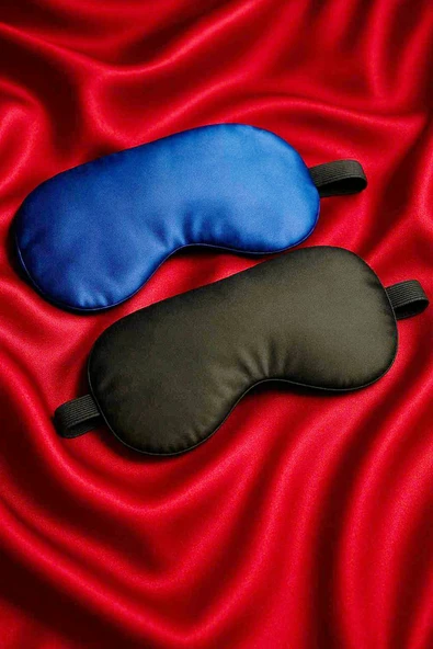 Ipek Saten Göz Bandı ,uyku Bandı, Yoga Göz Bandı,2li Set - 2