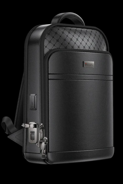 Coverzone Akıllı Sırt Çantası WB59 - Parmak İzi Kilitli, USB Girişli, Suya Dayanıklı, Lise-Üni Öğrenciye Uygun - Resim 3