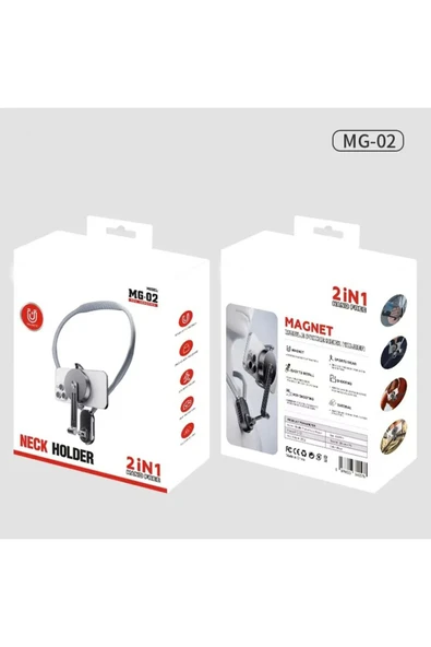 Coverzone Magsafe Ile Uyumlu Profesyonel Telefon Tutucu Ve Boyun Askısı Gezi Seyahat Mg-02 - Resim 3