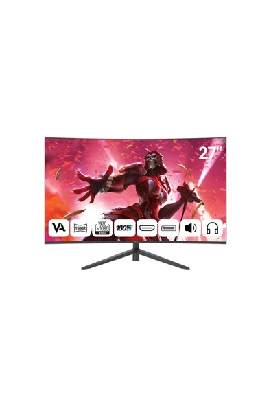 Npc 27" MD270K-V 180Hz 1ms VA FHD Curved Gaming Monitör ürün görseli
