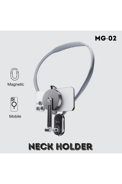 Coverzone Magsafe Ile Uyumlu Profesyonel Telefon Tutucu Ve Boyun Askısı Gezi Seyahat Mg-02 - Resim 2