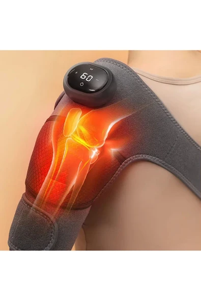 Coverzone Ergonomik Masaj Cihazı LY-1005 - Diz, Omuz, Dirsek için, Isıtmalı, Şarjlı, 3 Mod, Tip-C Giriş - Resim 8