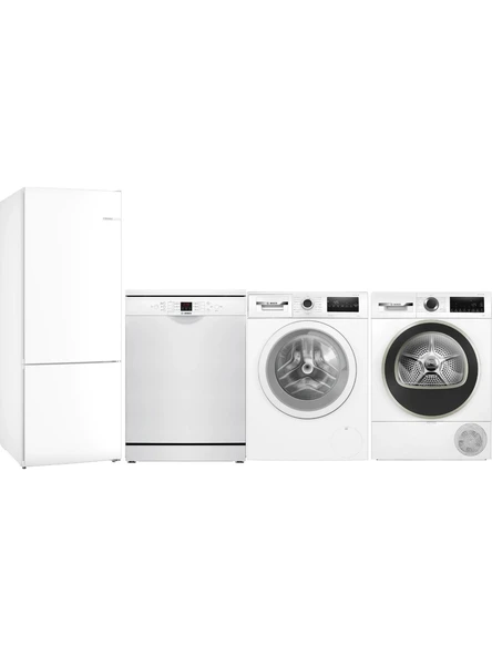 Bosch Beyaz Eşya Çeyiz Seti KGN55VWE0N, WAN24200TR, SMS26DW00T, WQA24201TR ürün görseli