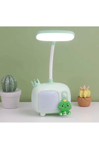 Coverzone Sevimli Figürler Tasarımlı Şarjlı Masa Ve Gece Lambası Dekoratif Hediyelik Çocuk Odası Süs ürün görseli