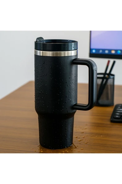 Coverzone Profesyonel 304 Paslanmaz Çelik Sıcak ve Soğuk Çay Kahve Termosu Paslanmaz Çelik 1.2L X55 - 6