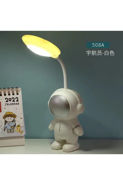 Coverzone Astronot Tasarımlı Şarjlı Masa Ve Gece Lambası Dekoratif Hediyelik Çocuk Odası Süs ürün görseli