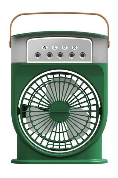 Coverzone Şarjlı Buharlı Mini Hava Soğutucu Taşınabilir Vantilatör Fan Mobil Sulu Klima 3 Rüzgar Hızı CVR-002 - Resim 2