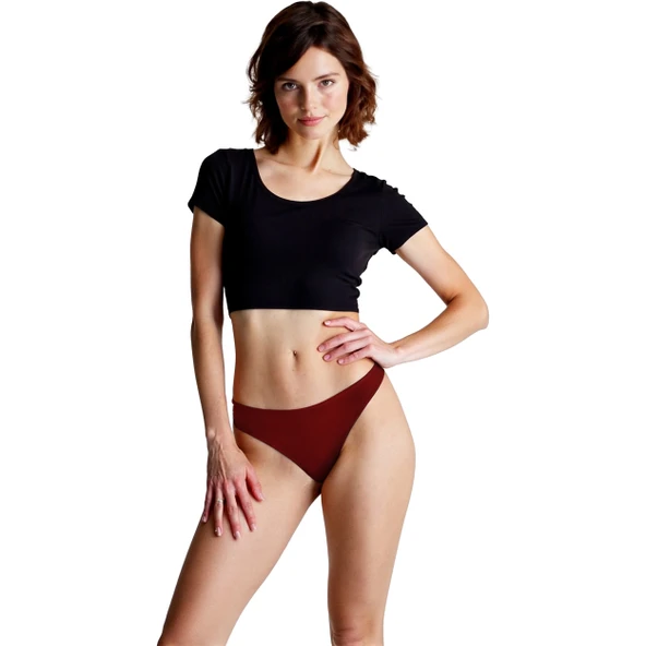 Yohannes Club, Kadın Pamuklu Basic Bikini Slip, 5'li Paket, - Resim 5