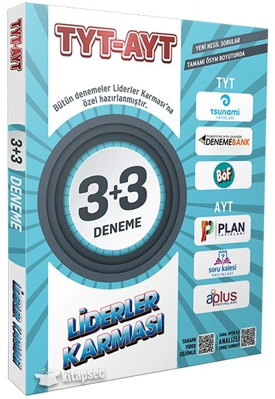 TYT AYT 3+3 Deneme Seti Liderler Karması ürün görseli
