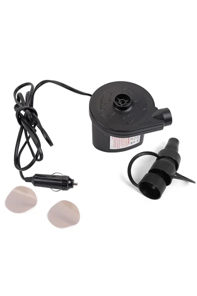 Şişme Araç İçi Seyahat Yatağı Oto Araç İçi Yatak Gri Renk Pompa+Yastık Dahil - 5