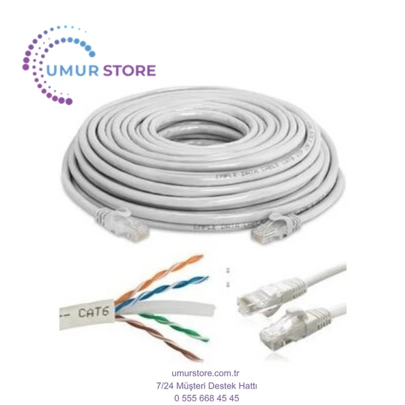 Cat6 Patch Ethernet Internet Kablosu ürün görseli 1