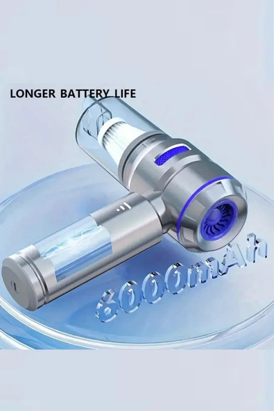 Blackbird MK-5803 16000PA Kablosuz Araç Süpürgesi | 3 Kademeli Güç | Şarjlı El Süpürgesi - 8