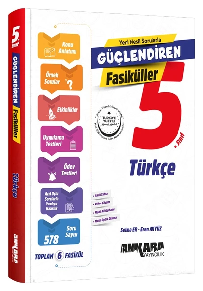 Ankara 2026 5. Sınıf Türkçe Güçlendiren Fasikül Set Güncel Müfredat ürün görseli
