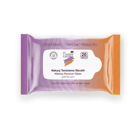 LUX MAKYAJ TEMİZLEME MENDİLİ 20'Lİ ürün görseli 1