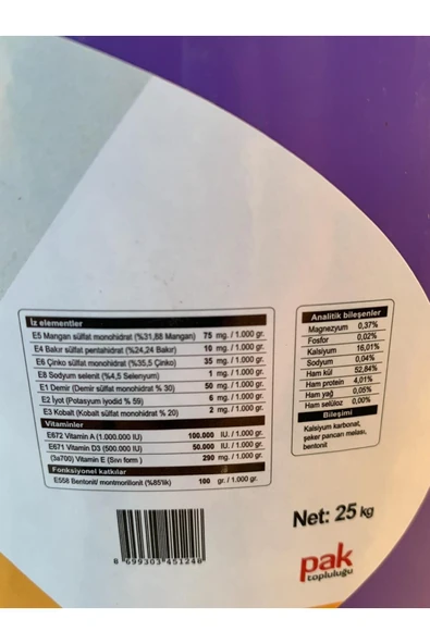 İntegro Integro Smart Blok Yalama kovası Jeli 25 kg inek koyun kuzu buzağı - 2