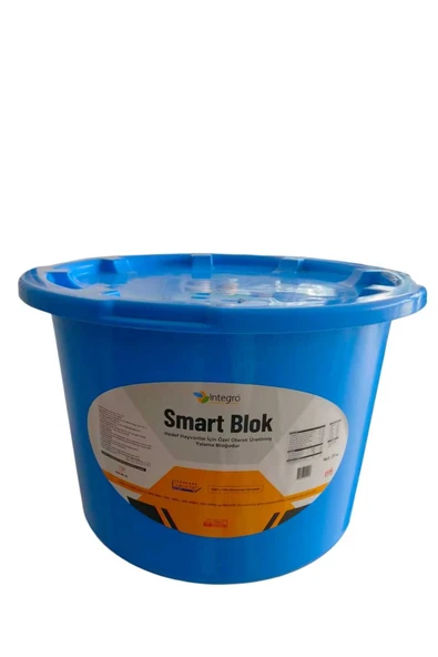 İntegro Integro Smart Blok Yalama kovası Jeli 25 kg inek koyun kuzu buzağı - 1