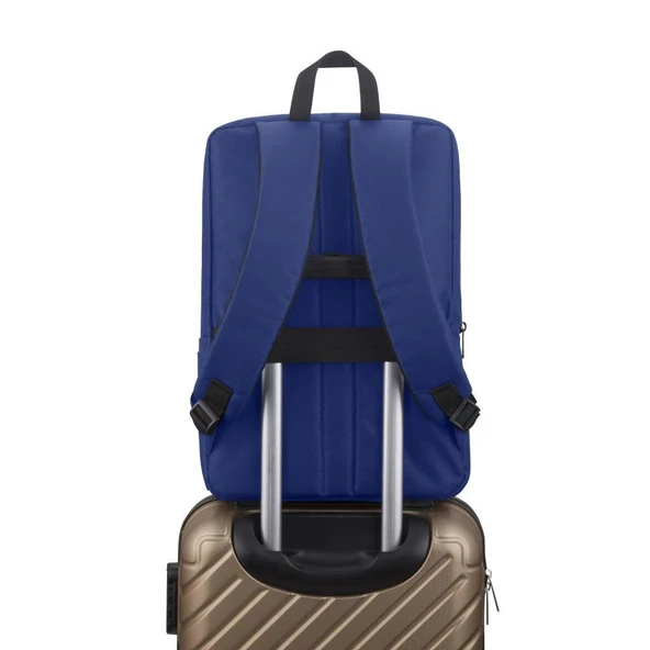 Classone Mila PR-EK101 15,6' Su Geçirmez Kumaş Fermuar  Okul Sırt Çantası - Resim 5