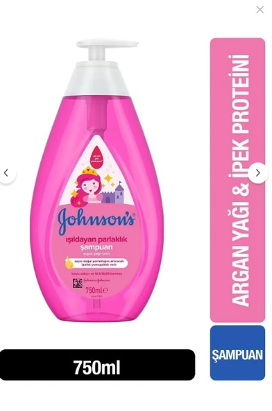 Johnson's Baby Işıldayan Parlaklık Şampuan İpeksi Yumuşaklık 750 ml - 1