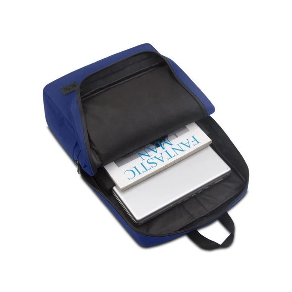 Classone Mila PR-EK101 15,6' Su Geçirmez Kumaş Fermuar  Okul Sırt Çantası - Resim 4