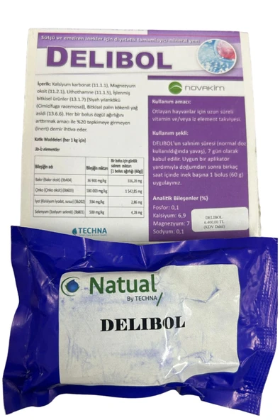 novakim Delibol bolus inek koyun eş attırma retensiyo son atmama problemine son (2 adet bolus) ürün görseli