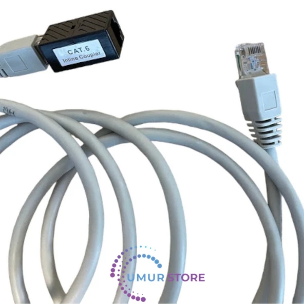 Cat6 Kablo Uzatma Seti, Ethernet Internet Kablo ve Ekleyici