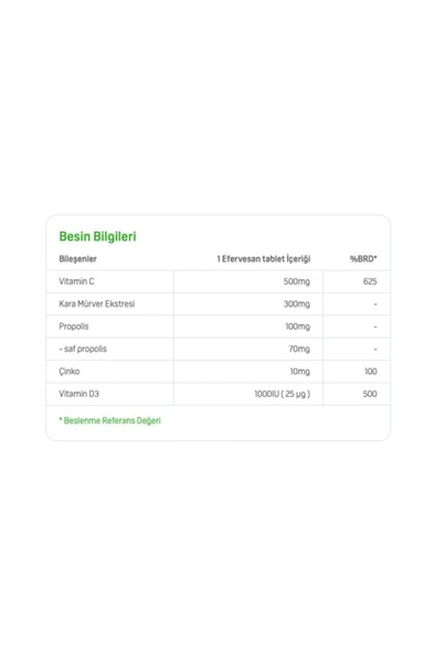 suda vitamin Suda-C Immun Gard Red Fruit 20 Efervesan Tablet - Resim 2