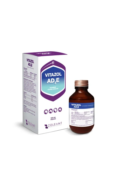 Ber vet pet Vitazol Ademin 100ml Premiks Inek Koyun Keçi At Kuzu Oğlak ürün görseli