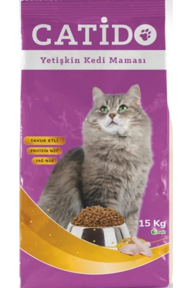 CATİDO Catido Tavuklu Yetişkin Kedi Maması 15 Kg - 1