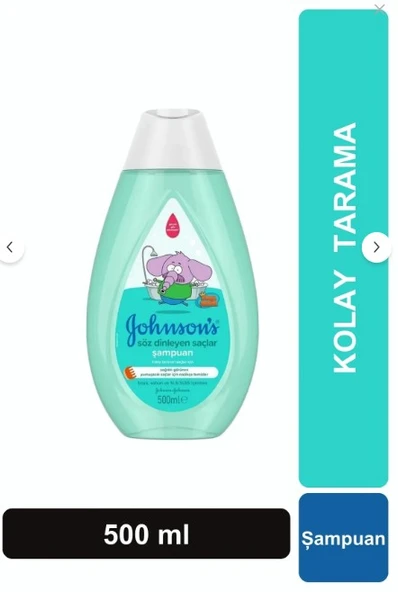 Johnson's Baby Söz Dinleyen Saçlar Şampuan 500 ml - 1