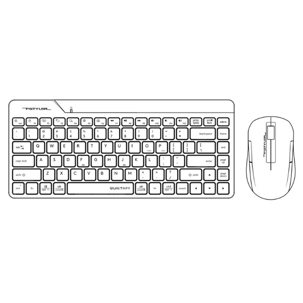 A4 Tech FG2200 AIR2 Mini Kablosuz Klavye Mouse Seti, Usb, Siyah - 5