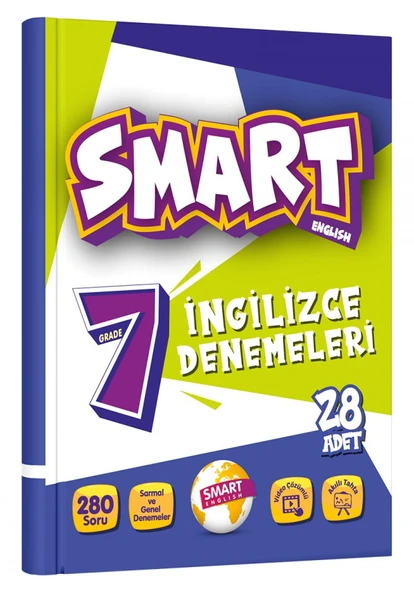 Smart English 7. Sınıf İngilizce Denemeleri 28 Adet ürün görseli