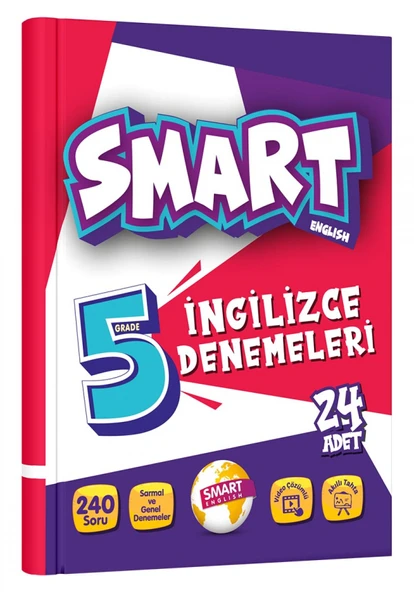 Smart English 5. Sınıf İngilizce Denemeleri 24 Adet ürün görseli