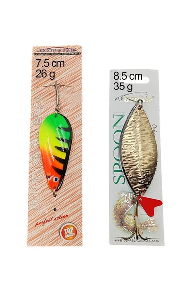 Turna Kaşığı 2 Adet Rapala Lures Yapay Yem Turna Kaşığı Turna Levrek Lüfer Alabalık Kaşığı - Resim 5