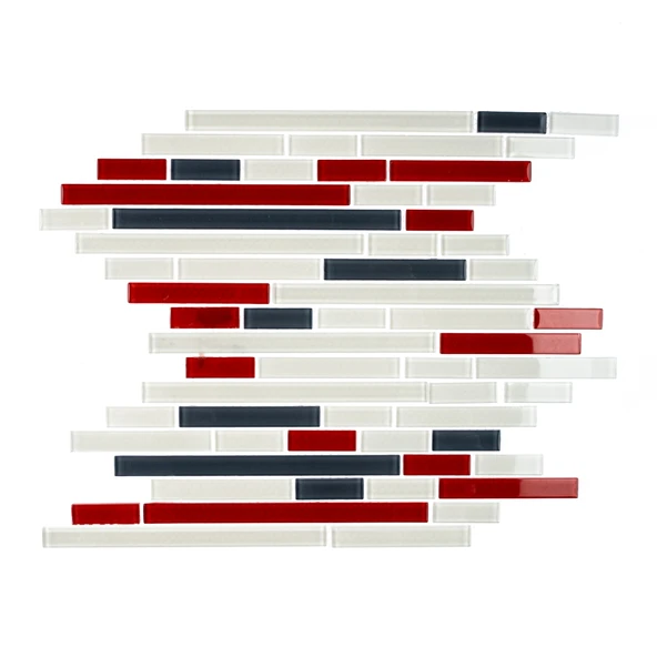 Mutfak Tezgah Arası Kristal Cam Mozaik MCM 61SM1902C 15X48-98-198 ürün görseli