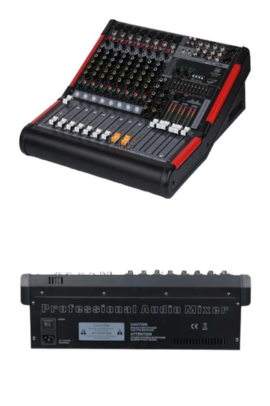 Maxword DC08-PRO 2x99 DSP Efekt Ses Mikseri 8 Kanal Deck Mixer