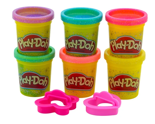 Play-Doh 6'lı Oyun Hamuru + 2 Adet Hamur Kalıbı