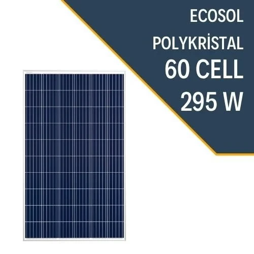 ECOSOL 295W POLYKRİSTAL ECOSOL GÜNEŞ PANELİ