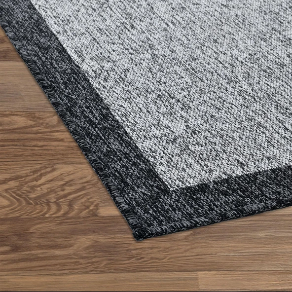 Capri Modern Gri Sisal Dokuma Halı Salon Halısı Mutfak Balkon Halısı Koridor Halısı 13345A - 7