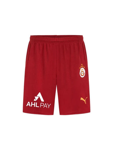 Galatasaray Orijinal Lisanslı 24/2025 A Takım 5 Yıldızlı Kırmızı Şort - 1